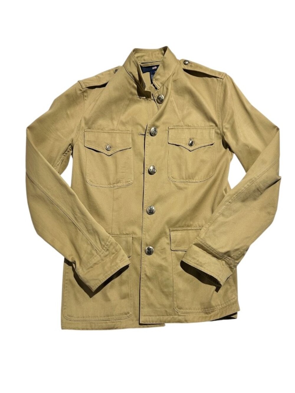 Ralph Lauren Polo Sport Military Style Mid Length Jacket Size 6
